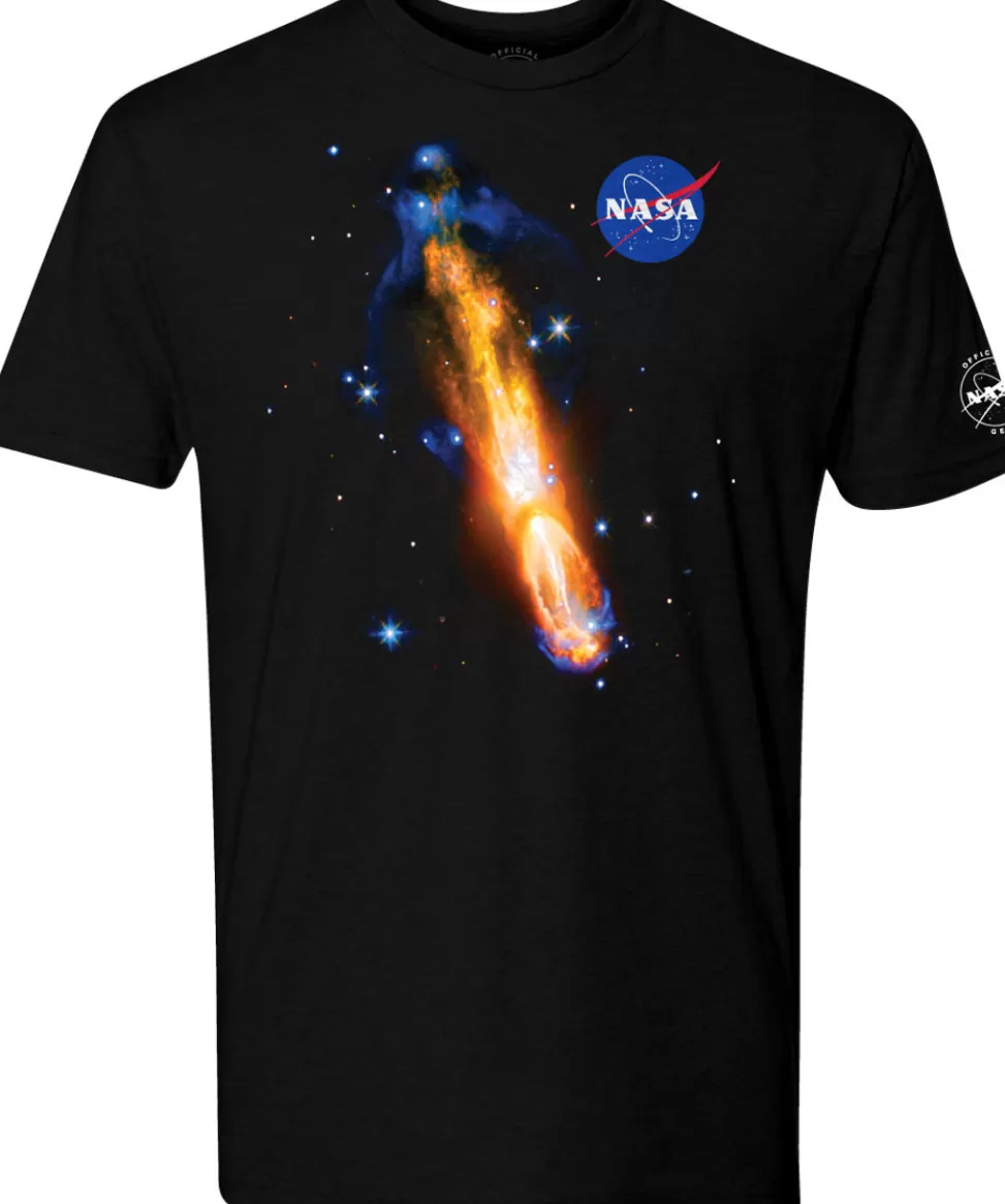 Cheap NASA Gear NASA Meatball Logo - Star Death in Calabash Nebula (OH 231.8+04.2) Adult T-Shirt